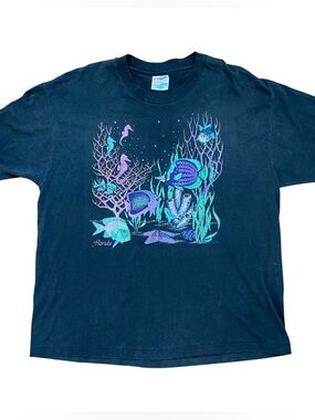 Vintage 1980s Hanes Florida Ocean Tee